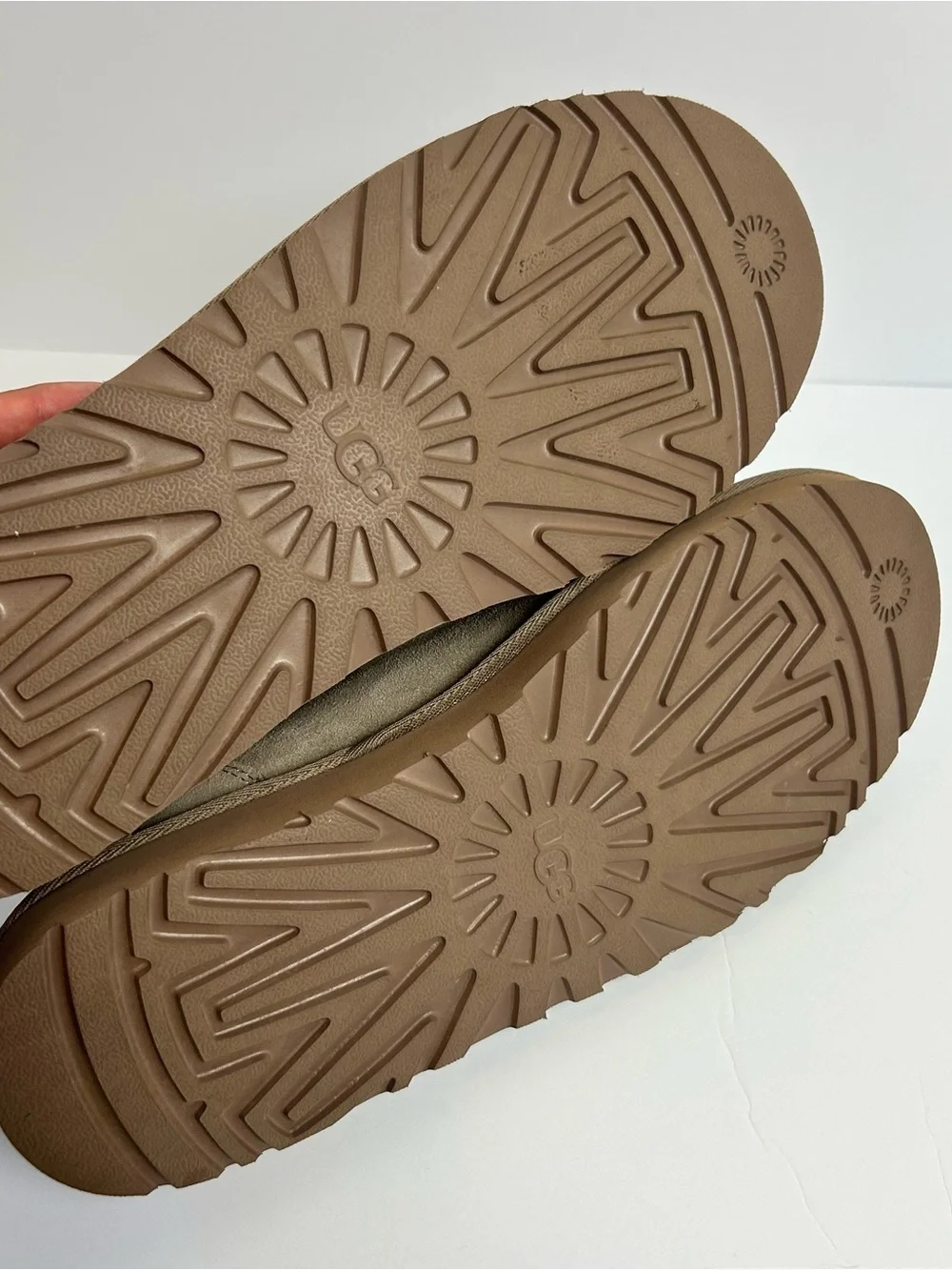 UGG Marcman Suede Slipper Mules Caribou Tan | Men's Sz 10 Wool Blend Lined